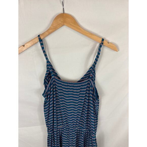 American Eagle Striped Cinch Waist Romper Size Small - Picture 5 of 6